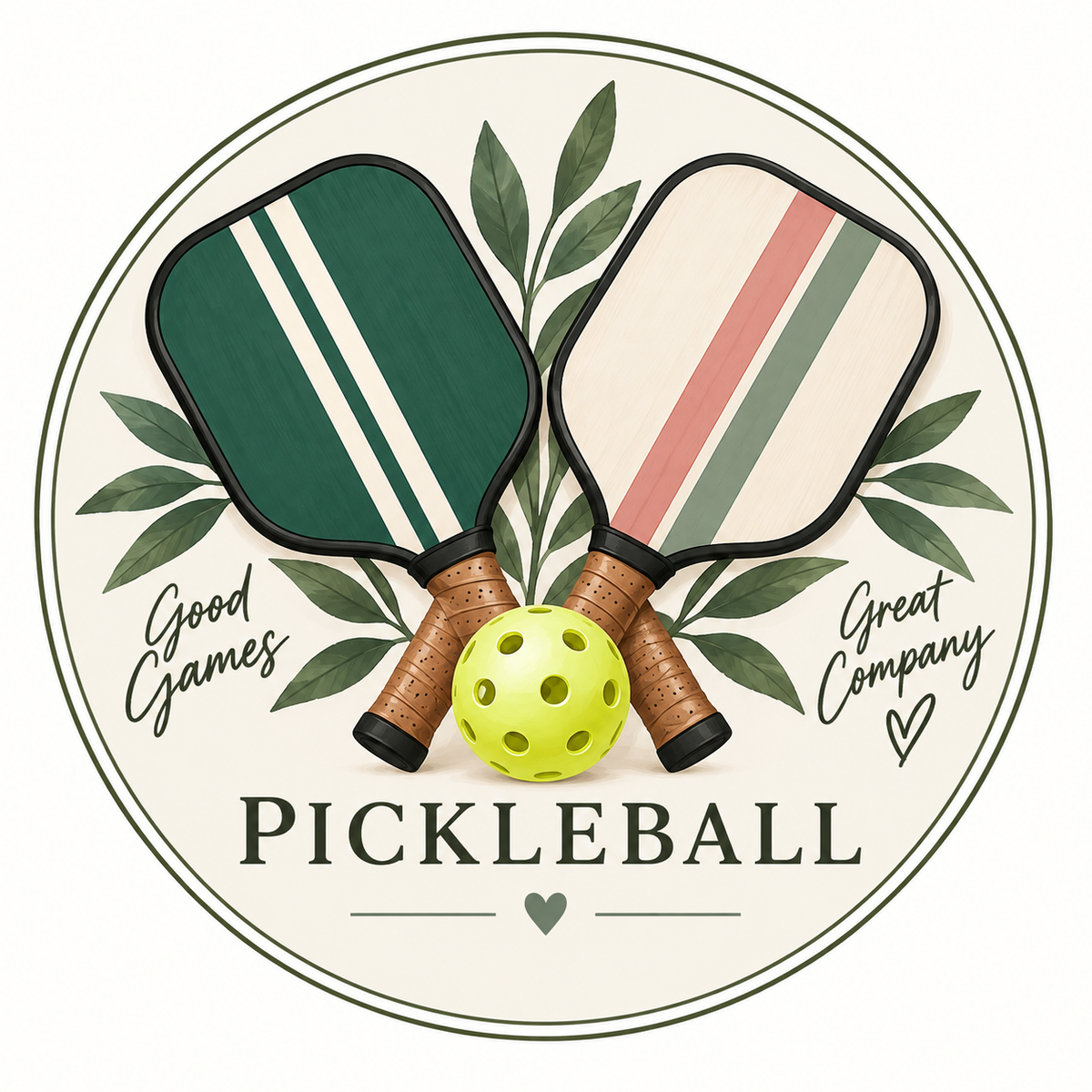 Triple Bay Made Pickleball collection - pickleball gifts, coasters and drink charms