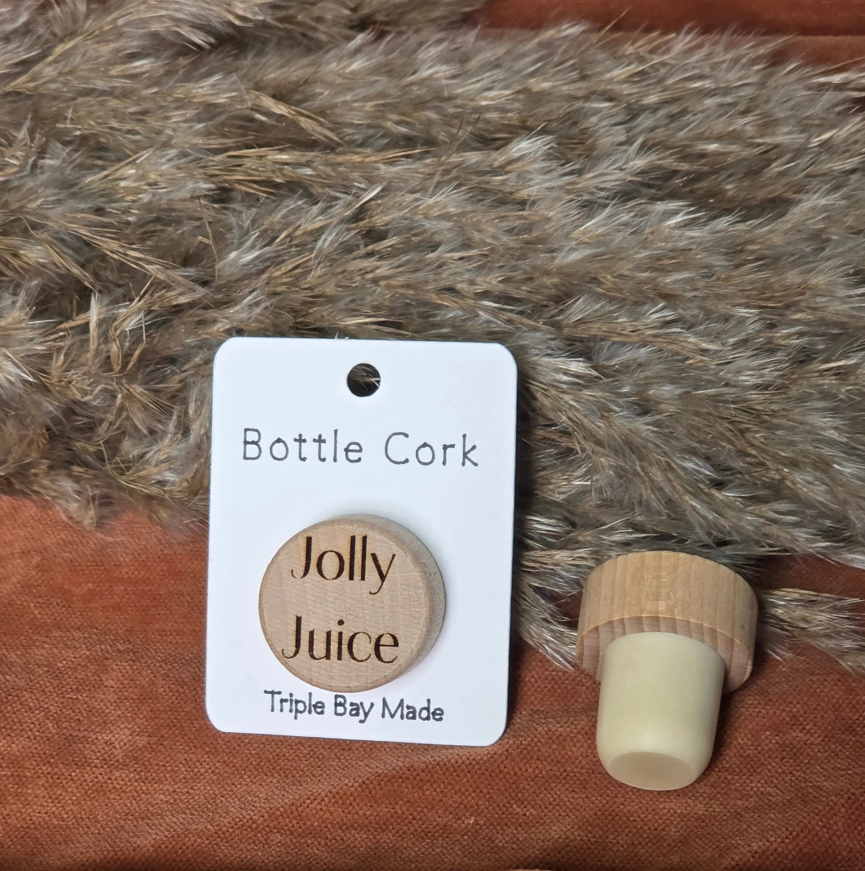 Engraved Bottle Cork- Jolly Juice Triple Bay Made