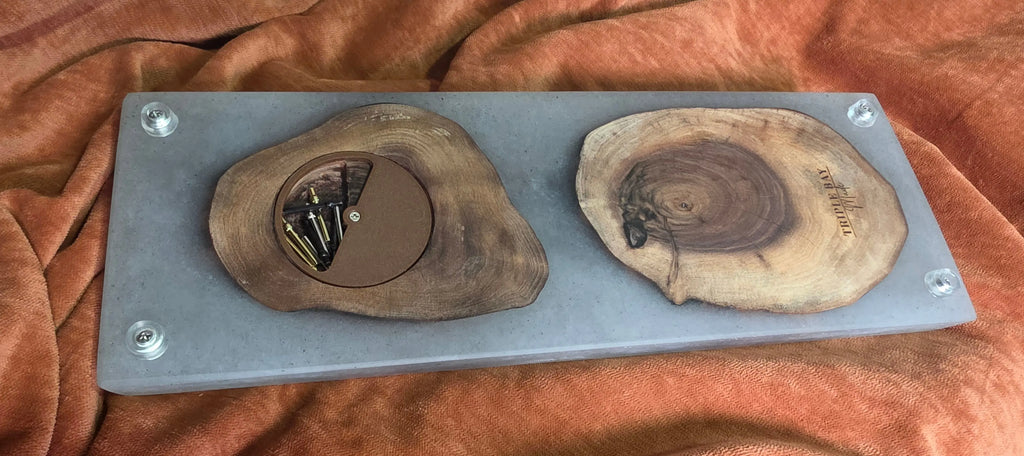 Three-Player Walnut and Resin Cribbage Board with Peg Storage Triple Bay Made