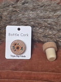 Engraved Bottle Cork- Sunflower Triple Bay Made