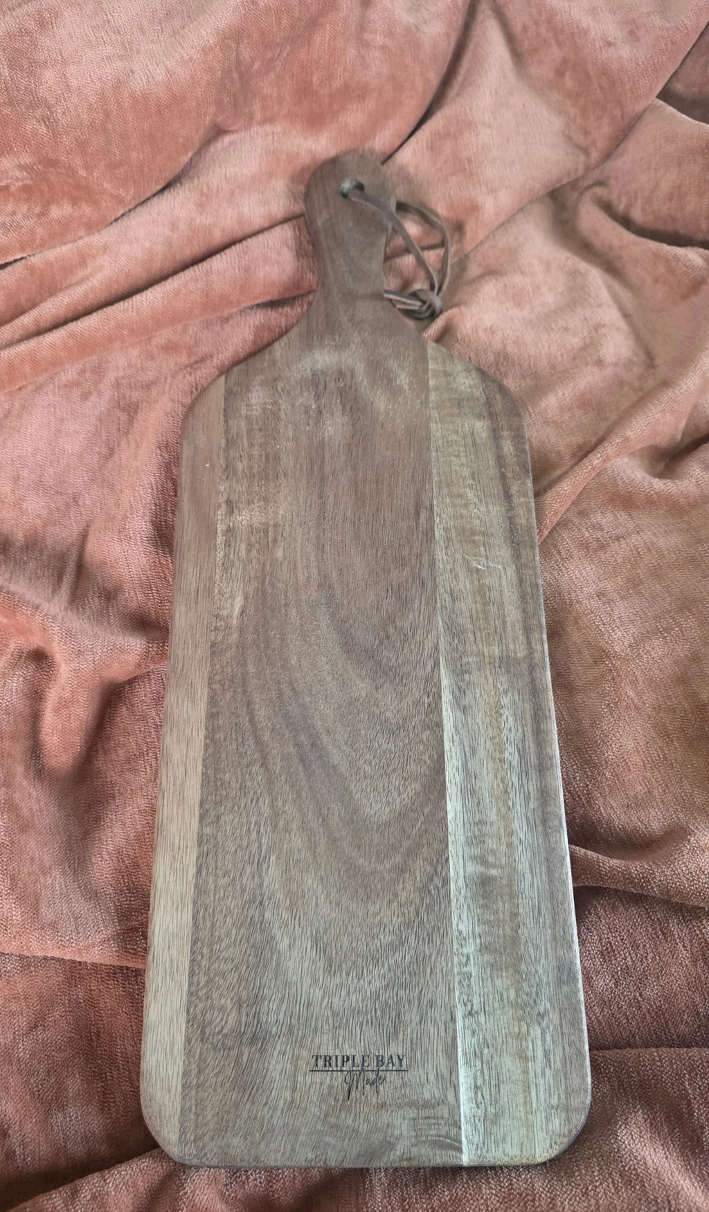 Sweet Mock Orange Engraved Acacia Serving Board – Floral Collection | Handmade Charcuterie Board Triple Bay Made