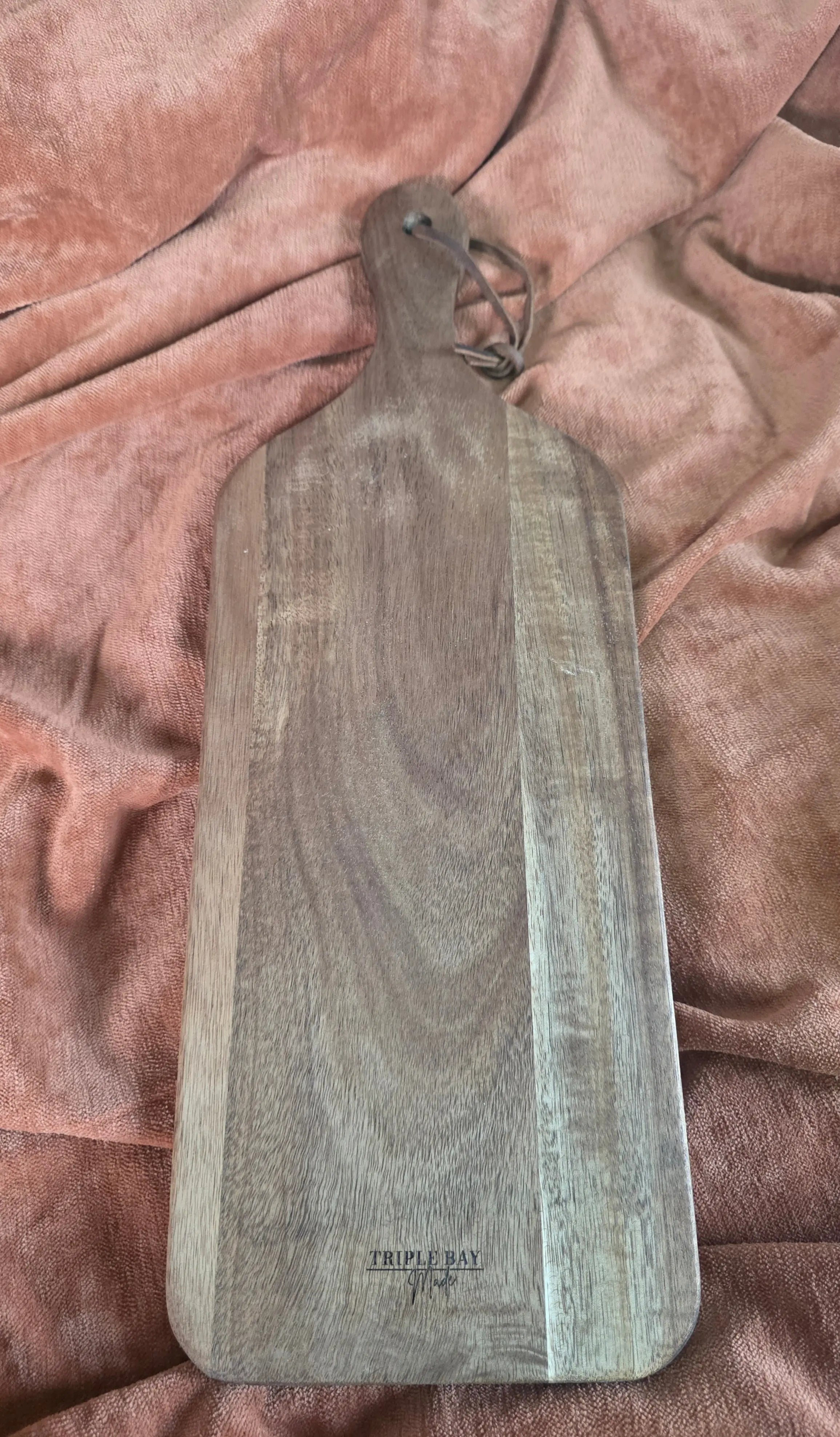Sweet Mock Orange Engraved Acacia Serving Board – Floral Collection | Handmade Charcuterie Board Triple Bay Made